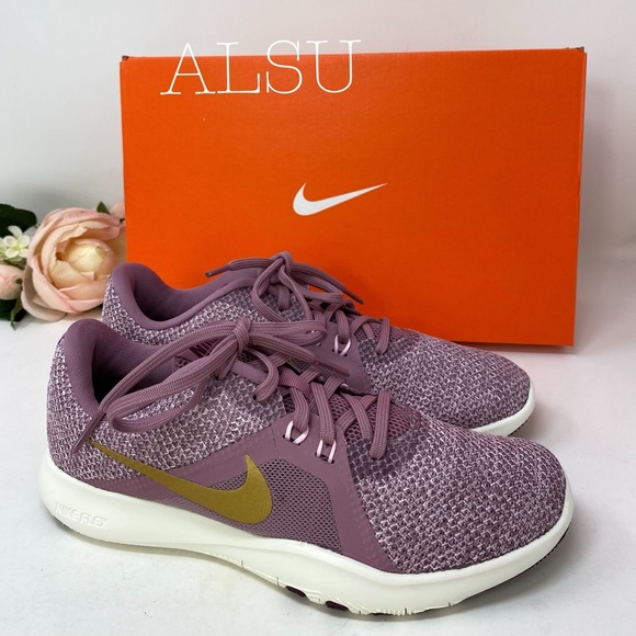Nike Flex Trainer 8 AMP Plum Dust Pink W AUTHENTIC - Picture 4 of 8